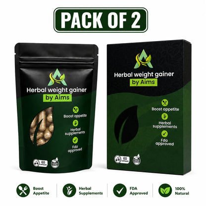 Weight Gainer (Double Pack) | 100% Natural Herbal Supplement