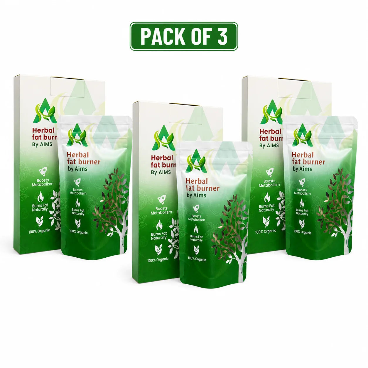 Far Burner (Pack of 3) | 100% Natural Herbal Supplement